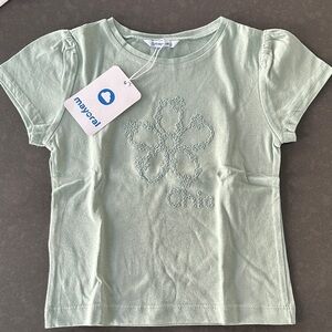 Mayoral Mint Green Chic T-Shirt for Kids